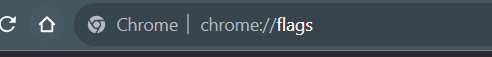 chrome flags