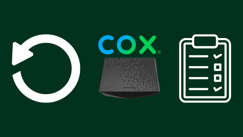 How To Fix Cox Cable Settings Menu Not Available?